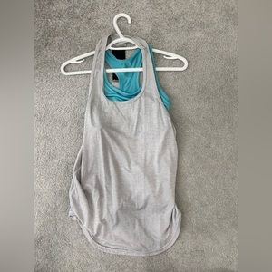 Workout tank with built in bra